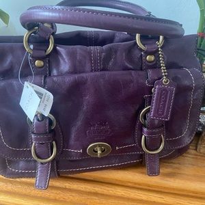 NWT Vintage Coach Legacy  65th Anniversary Limited Edition bag in Amethyst.